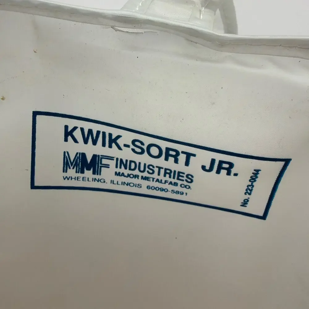 Vintage MMF Industries Kwik-Sort Jr Coin Sorting Tray Set With Case